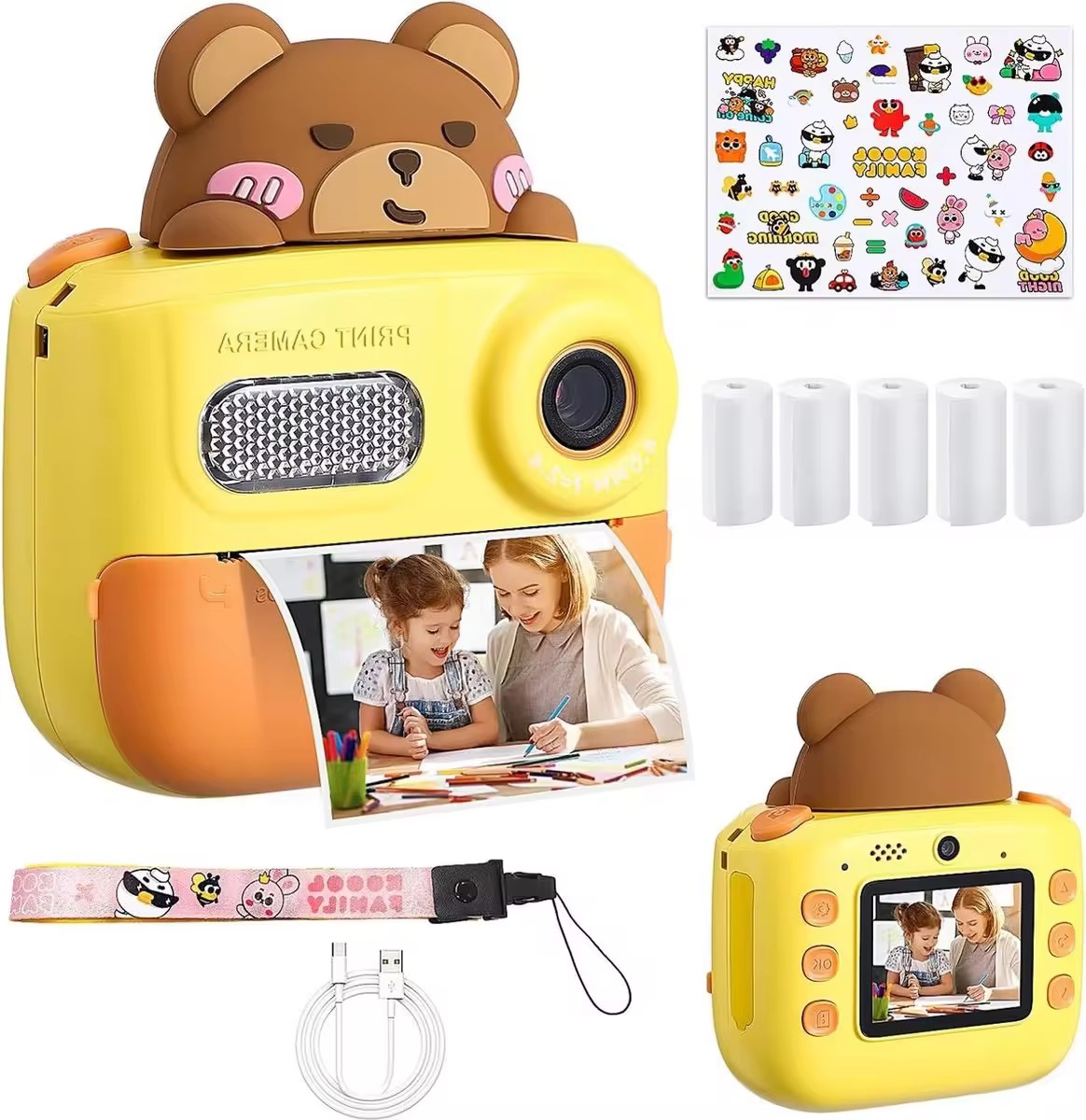 K64 Instant Print Camera for Kids